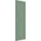Ekena Millwork True Fit PVC, Two Equal Raised Panel Shutters, Track Green, 18W x 32H, PR TFP101RPF18X032TG - alternate 7